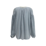 Kristina Ti Green Viscose Pattern Shirt