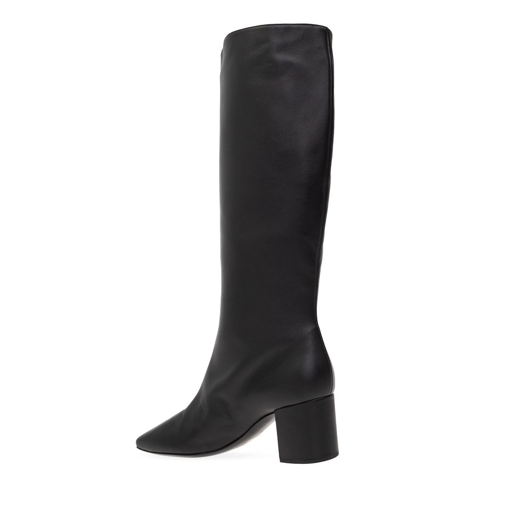 Dolce & Gabbana Black Calfskin Boots