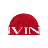 Lanvin Red Wool Beanie