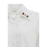 Thom Browne White Cotton Dress Shirt