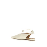 Jil Sander Cream Goatskin Mules