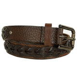 Dolce & Gabbana Brown Calfskin Belt