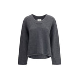 Loulou De Saison Gray Cashmere Cashmere Sweater