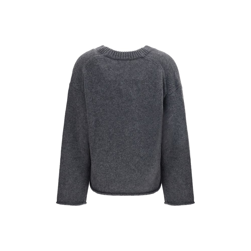 Loulou De Saison Gray Cashmere Cashmere Sweater
