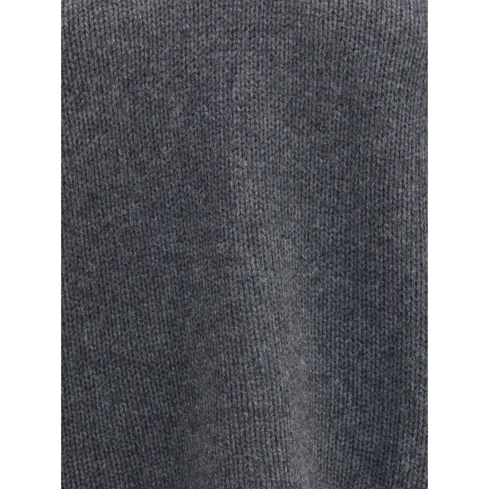 Loulou De Saison Gray Cashmere Cashmere Sweater